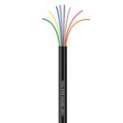 Cabo Manga 8x26 AWG sem Blindagem Preto 3 metros