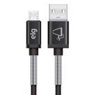 Cabo Micro Usb Inox Recarga E Sincronização Sp510bk