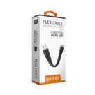 Cabo Micro USB Revestimento de Silicone 12 Cm - Geonav