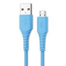 Cabo Micro USB, Sincronização e Recarga 12W 2.4A, PVC Emborrachado Ultra Flexível, 1,2 metro, Azul, M512T, ELG Cabo Micro USB, Sincronização e Recarga 12W 2.4A, PVC Emborrachado Ultra Flexível, 1,2 metro, Azul, M512T, ELG