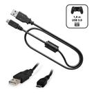 Cabo Micro-usb V8 P/ Controle Filtro 3.0 1,8m Preto Cabo Micro-usb V8 P/ Controle Filtro 3.0 1,8m Preto
