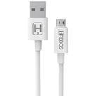 Cabo Micro Usb V8 Turbo 3.1A Para Celular Android 20 cm Reforçado Cor Branco