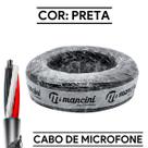 Cabo Microfone Blindado Double Shield 2 x 0,30mm 22AWG Para Microfone e Sistema DMX