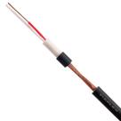 Cabo Microfone Stereo 2x0.20 24awg Preto Esp Rol 100m Tiaflex