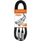 Cabo Microfone Xlr(f) X Xlr(m) 10m Player Hayonik Mod 51234 - Preto
