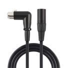Cabo Microfone XLR macho XLR Femea Angulado 3 m Balanceado Cabo Microfone XLR macho XLR Femea Angulado 3 m Balanceado