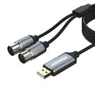 Cabo MIDI para USB HOSONGIN 1,8 m para tambor de sintetizador de teclado