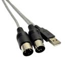 Cabo midi usb-a m x din 5p 2m
