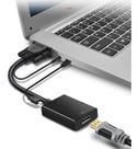 Cabo Mini Convesor Vga Para Hdmi Com Áudio E Vídeo Full Hd