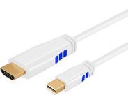 Cabo Mini DisplayPort HDMI 4k 30Hz Adaptador 3m 3 Metros