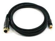 Cabo Monoprice XLR Fêmea para RCA Macho 1,8m Banhado a Ouro