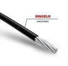 Cabo Nax 10mm Singelo Preto - Resistência à Abrasão