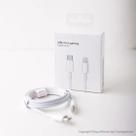 Cabo Novo USBC 1 Metro Turbo Lightning Branco Compativel com Iphone 11 12 13 14 Promax ipad Lacrado Envio Rapido
