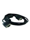 Cabo NWT para Monitor VGA HD15M x HD15M 1,50 Metros Preto Cabo NWT para Monitor VGA HD15M x HD15M 1,50 Metros Preto