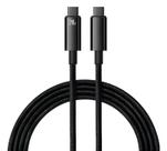 Cabo Nylon Trançado USB-C Tipo C 240W Turbo 1 Metro A'Gold CB-53