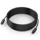 Cabo óptico de áudio DTeeDck 7,6 m, cabo ultrafino para TV, PS4, Xbox