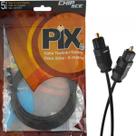 Cabo Óptico Digital Toslink - para Áudio Digital - 5 Metros - Chip SCE 018-9005