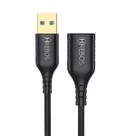 Cabo Otg Extensor Usb 1m Pontas Macho E Femea Hrebos Hs-038 Preto
