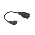 Cabo Otg Micro Usb X Usb 2.0 C-076 15cm para Dados e Carga de Celular Evus