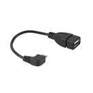 Cabo OTG Micro USB X USB 2.0 Evus C-076 para Transferência de Dados e Carga 15cm