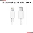 Cabo P/Carregador Lightning P/Celulares IOS,Ipad Grosso de 2 Metros Cor Preto Cabo P/Carregador Lightning P/Celulares IOS,Ipad Grosso de 2 Metros Cor Preto