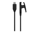Cabo p/ Carregamento Garmin USB-C Clipe FR 30/35/230/235/630/645/735 XT/vivomove HR/Lily Preto