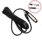 Cabo P/ Microfone P10 Mono E Xlr Fêmea Instrumentos Musicais MCB015 Cabo P/ Microfone P10 Mono E Xlr Fêmea Instrumentos Musicais MCB015
