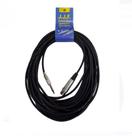 Cabo p/ Microfone P10 x XLR Emborrachado - 15 metros - JJF