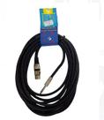 Cabo p/ Microfone P10 x XLR Tecido Rayon - 7 metros - JJF Cabo p/ Microfone P10 x XLR Tecido Rayon - 7 metros - JJF