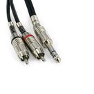 Cabo P10 Estereo Para 2 RCA Macho Santo Angelo - 50 Metros