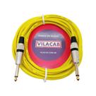 Cabo P10 P10 Mono Colorido 2 Metros P/ Equip. E Instrumentos