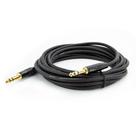 Cabo P10 para P10 Estereo Profissional - Preto 50 Metros