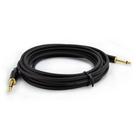 Cabo P10 para P10 Mono Profissional - Preto 1 Metro