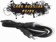 CABO P2 1,8m CAIXA SOM NOTEBOOK CELULAR ESTÉREO PROFISSIONAL