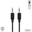 Cabo P2 3.5mm Macho Para P2 3.5mm Macho 28awg Puro Cobre 60 Cm - P35m-06