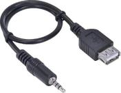 Cabo P2 3 Vias X Usb Fêmea 30 Cm Ps2 - Usbf-30