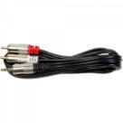Cabo P2 Estéreo x 2 RCA Macho 1,8m CBRC0021 Preto Storm