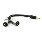 Cabo P2 Mono para 2 XLR Macho 10 Metros