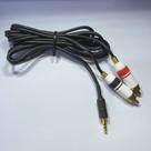 Cabo P2 Stereo Macho x 2 RCA Macho 1,50 Metros - Dragon