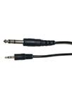 Cabo P2 Stereo X P10 Stereo 5 Metros Preto