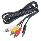 Cabo P2 X Av 3 Rca Led Lcd Dvd Receptor Áudio Vídeo