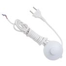 Cabo para Abajur 3m com Interruptor de Piso Branco Bivolt Lucchi