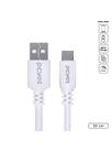Cabo Para Celular Smartphone Usb A 2.0 Para Usb Tipo C 50 Cm Branco - Puacb-05 Cabo Para Celular Smartphone Usb A 2.0 Para Usb Tipo C 50 Cm Branco - Puacb-05