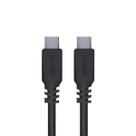 Cabo para Celular Smartphone USB Tipo C 2.0 para USB Tipo C / TYPE C 2.0 1 Metro Preto - PUCP-01 Cabo para Celular Smartphone USB Tipo C 2.0 para USB Tipo C / TYPE C 2.0 1 Metro Preto - PUCP-01