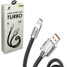 Cabo para celular turbo usb x v8 5a com luz x-cell 1m