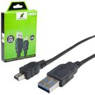 Cabo para celular usb a macho x mini usb macho 3.0a x-cell 1,2m - BAZZI Cabo para celular usb a macho x mini usb macho 3.0a x-cell 1,2m - BAZZI