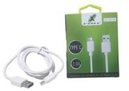 Cabo para celular USB. Cabo Tipo C. Cabo de 1m. Contém 1unidade.