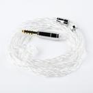 Cabo para Fone de Ouvido keephifi KBEAR Prata Pura 4N 1,25m Destacável