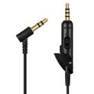Cabo para Fone de Ouvido Sqrmekoko QC15 142cm Preto Plugue 3,5mm Cabo para Fone de Ouvido Sqrmekoko QC15 142cm Preto Plugue 3,5mm