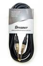 Cabo Para Guitarra 3 Metros CG-03 Dreamer - Conexão de Alta Qualidade
